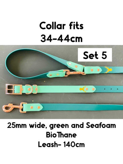 25mm wide Biothane dog collar