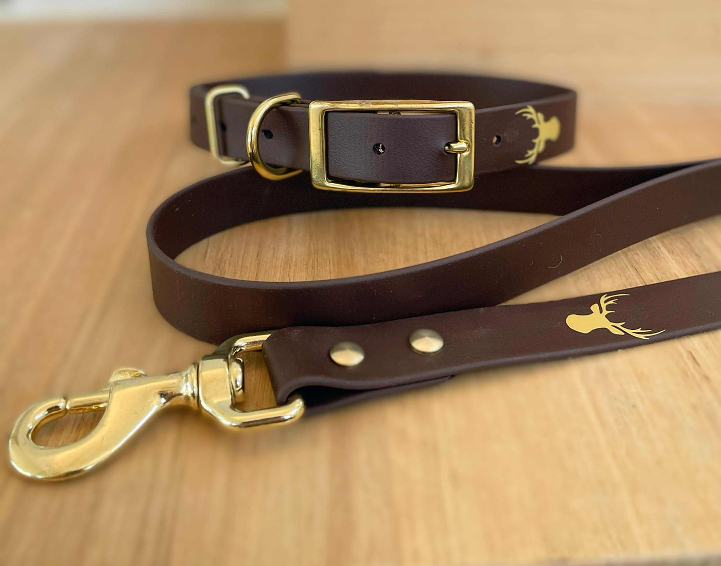 Brass dog collar 