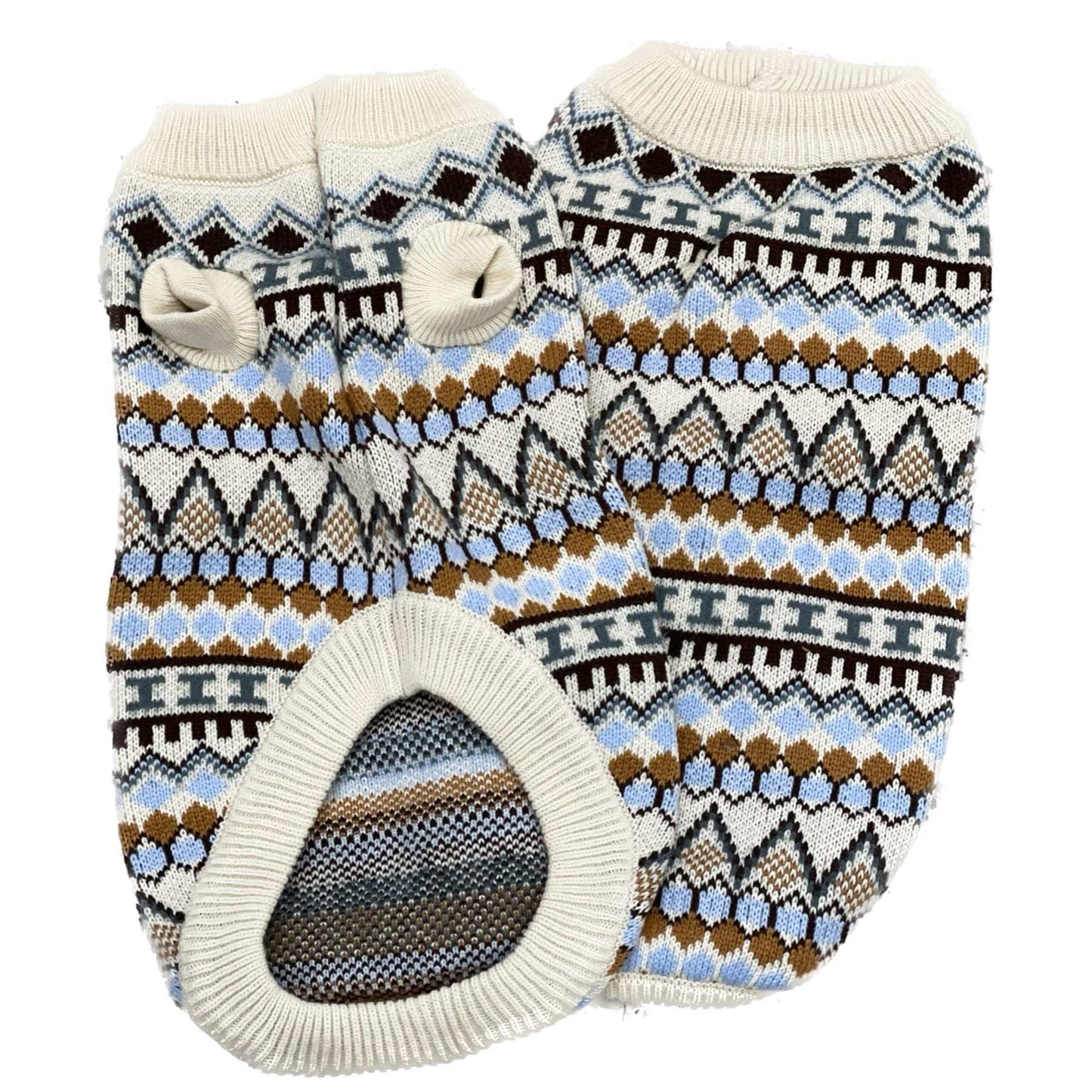 Warm winter dog knit