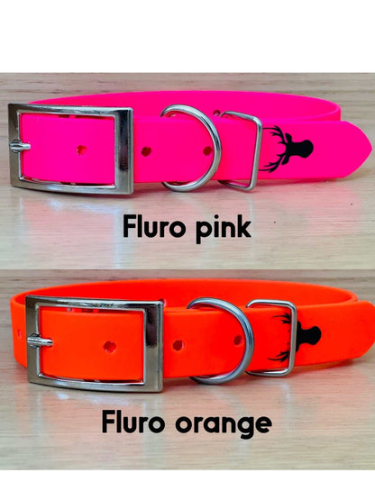 25mm wide Biothane dog collar