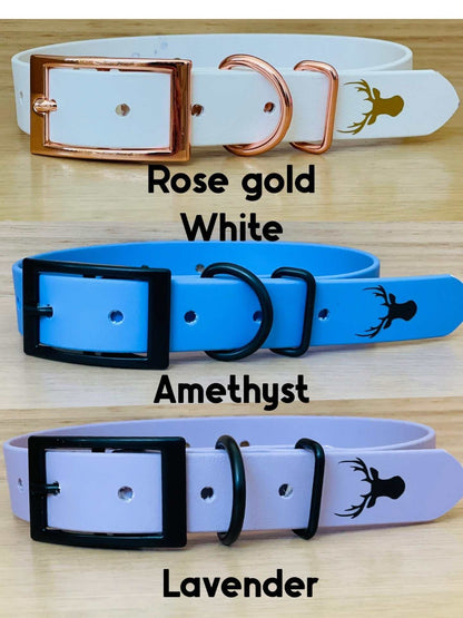 25mm wide Biothane dog collar